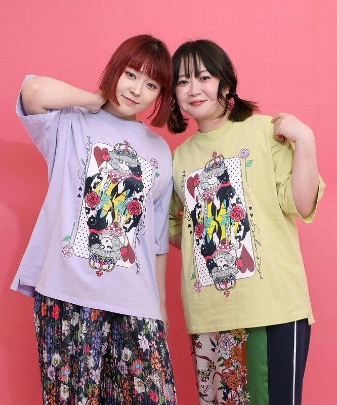 Character - ★SALE★【ScoLar スカラー】161643 ハートの女王スカラーちゃんTシャツ トップス カジュアル レトロ 原宿系 個性的 ポイント【パッパドゥドゥ】