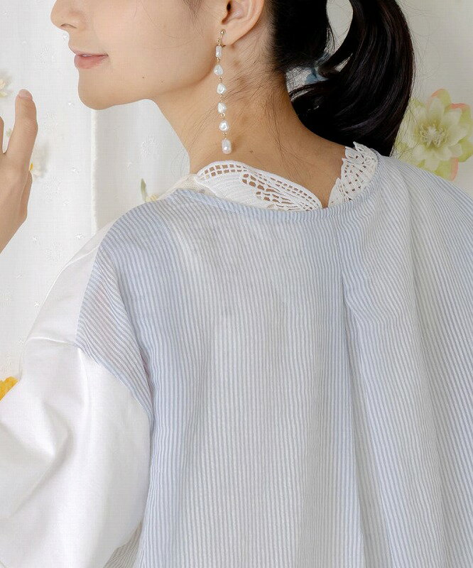 乐天商城 - ★SALE★【is ScoLar イズ スカラー】562214 蝶バック刺繍 ラメ入り針抜きテレコタンクトップ カジュアル フェミニン ガーリー 原宿系 個性的【パッパドゥドゥ】