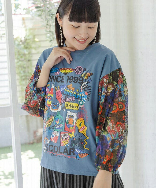 楽天市場】カラフル（柄プリント）（Tシャツ・カットソー｜トップス