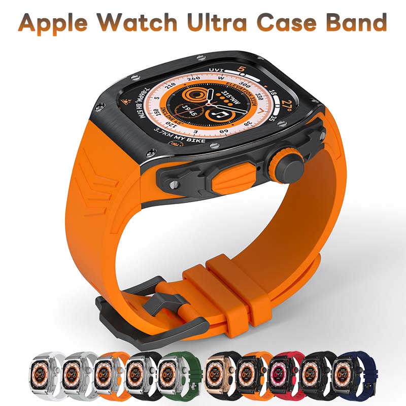 Apple Watch Case Band åץ륦å Х ƥ η 49mm С٥ ؤ٥ Х Сդ ѵ ʥ ꥳ󥹥ȥå η 49MM ץƥ դ   ݸ С