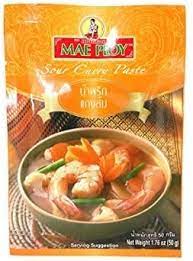 MAE PLOY メープロイ ゲーンソム サワーカレー ペースト 50g Paprika木更津 ★ お好みのシーフードと野菜で酸味のあるスープカレーが簡単につくれる sour curry paste