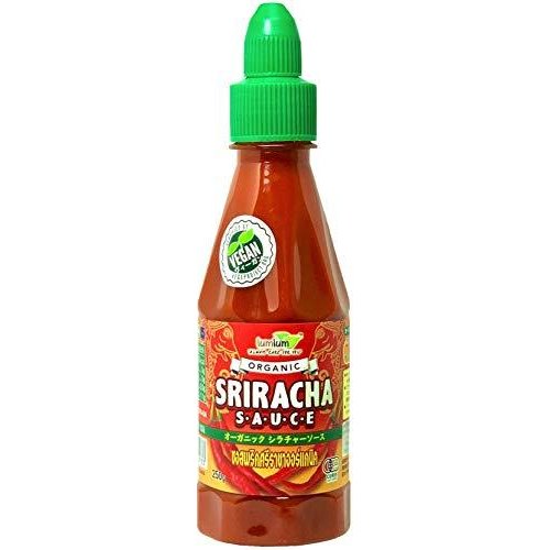 lumlum ラムラム オーガニック シラチャーチリソース 250g Paprika木更津 ★ アメリカで親しまれるタイのホットチリソース 揚げ物 炒め物 ラーメンなど何にでも合う かけるだけでタイ気分の便利なソース Organic Sriracha sauce Vegan