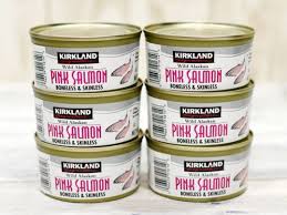 カークランドシグネチャー ワイルドピンクサーモン缶 170g x 6缶 KIRKLAND SIGNATURE WHILE PINK SALMON CAN 170g x 6