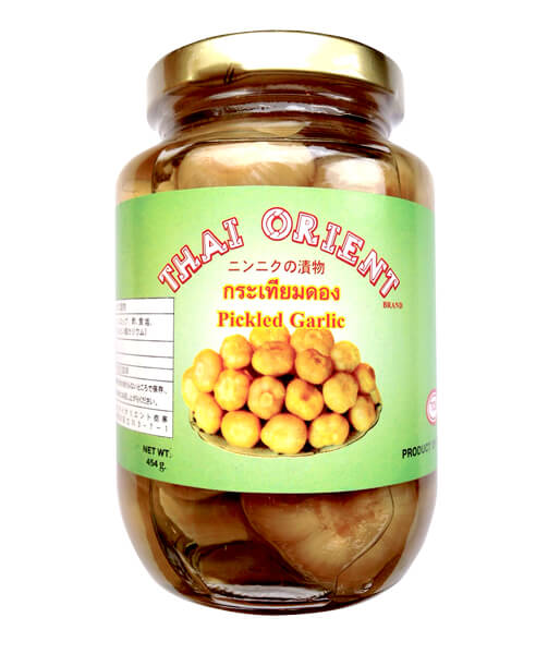 THAI ORIENT ニンニクの漬物 454g Paprika木更津 ★ タイ料理を代表するスープのゲーンに入れたりサラダのドレッシングに加えたり そのまま食べてもOK Pickled Garlic