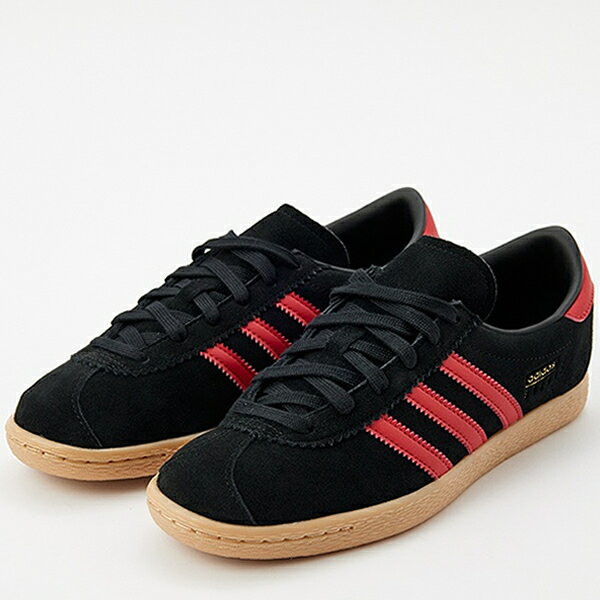 adidas STADT アディダス シュタット レディース＆メンズ コアブラック/ベタースカーレット JI1885