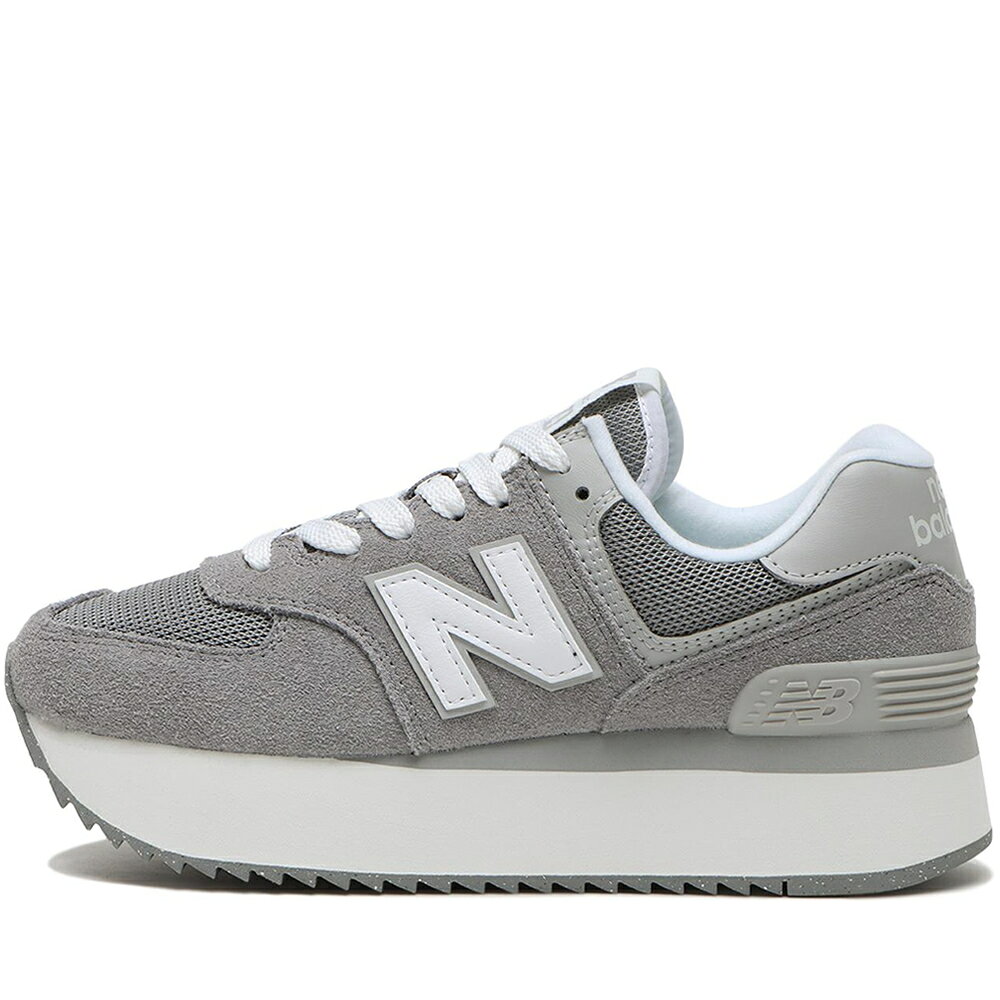 New Balance 574+ ニューバランス レディース 厚底スニーカー グレー WL574ZSD