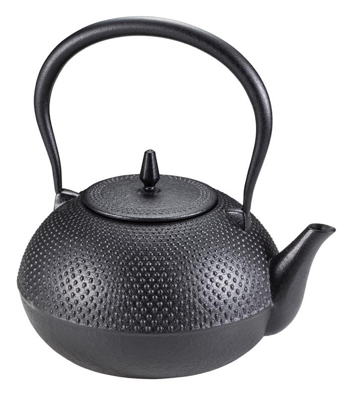 鉄瓶 梔子（くちなし）大　 1.2L IH対応 南部鉄器 (yos)