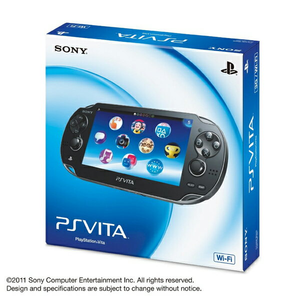 【新品】【PS Vita】 PlayStation Vita (プレイステーション ヴィータ) 本体 Wi‐Fiモデル クリスタル・ブラック [PCH-1000 ZA01]