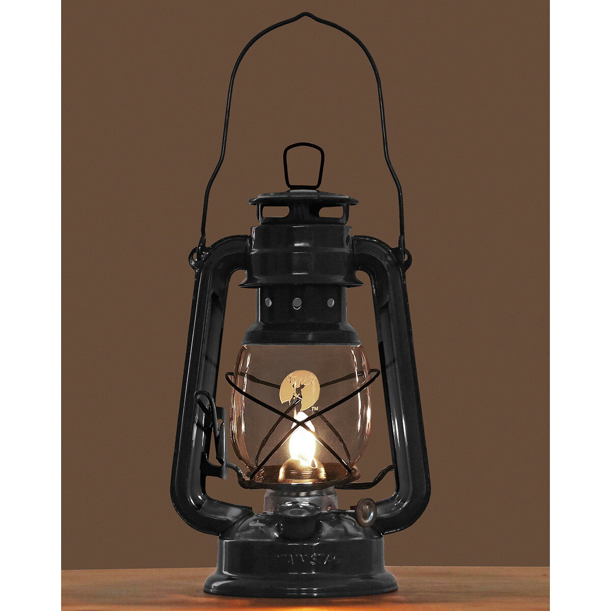 キャプテンスタッグ CSオイルランタン 中 ブラック UK-508 アンティーク ランタン (CAPTAIN STAG)
