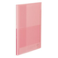 コクヨ クリヤーブック　Glassele　　　固定式　A4・10枚ライトピンク ラ-GL10LPのサムネイル