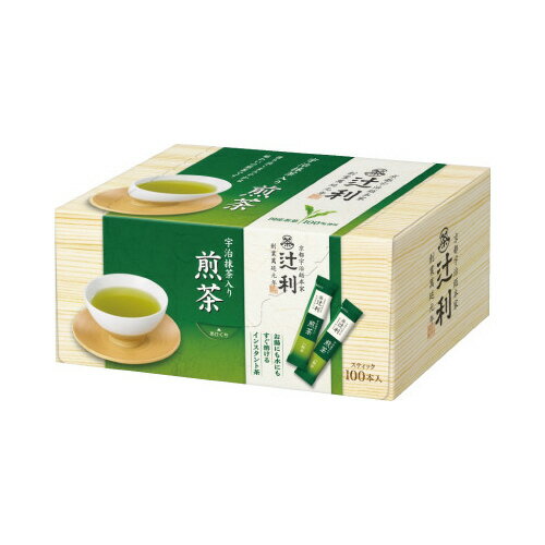 ＃ 片岡物産 ＃辻利　宇治抹茶入り煎茶　100P　インスタントティー 204033