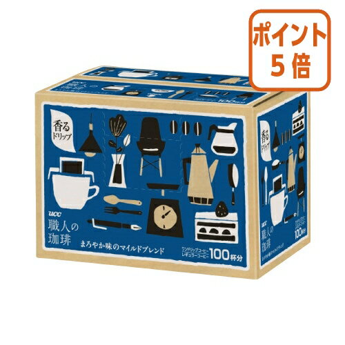 ★10月16日17時注文分よりポイント5倍★ ＃ UCC ＃職人の珈琲ドリップ マイルドブレンド 100袋 350319
