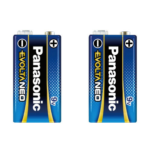 Panasonic 乾電池EVOLTA NEO 角形9V 2本入 6LR61NJ2B Panasonic 乾電池EVOLTA NEO 角形9V 2本入 6LR61NJ2B
