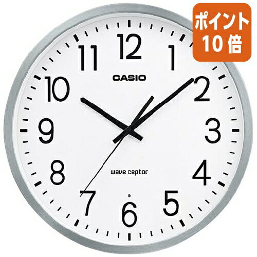 ★5月9日17時注文分よりポイント10倍★ カシオ計算機 カシオ　スタンダード電波掛時計　直径360mm IQ-2100J-8JF