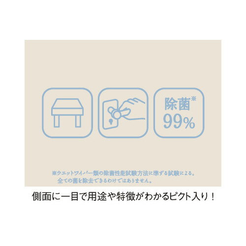 ★3月27日9時注文分よりポイント5倍★ カウネット 激落ちくん　アルコール除菌　ウェットシート　80枚入×3個入 7019-5804 3