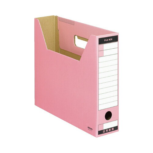 ファイルボックス コクヨ ファイルボックス－FS＜Tタイプ＞　A4　収容幅67ミリ　ピンク A4-SFT-P