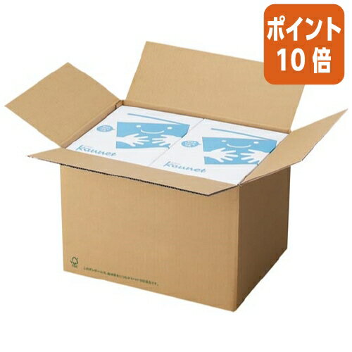 ★8月25日17時注文分よりポイント10倍★ カウネット 無地ダンボールNo．3−3 底面A3　森林認証タイプ　10枚 3734-3323