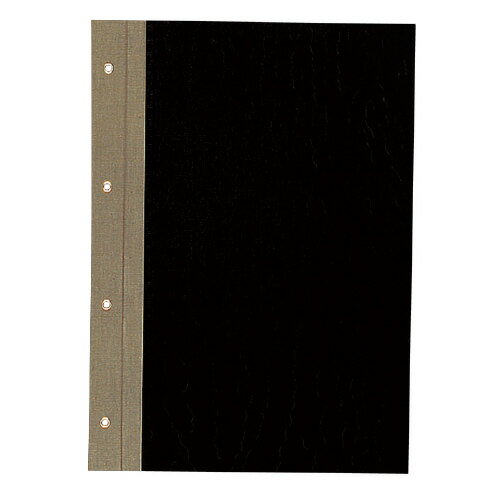 コクヨ 綴込表紙A　A4縦　4穴　背部布貼 ツ-7