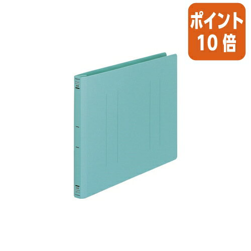 ★3月27日9時注文分よりポイント10倍★コクヨ フラットファイル PP 　A4横　15ミリとじ　緑 フ-H15G