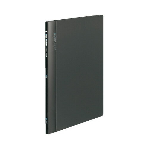 コクヨ クリヤーブック　サイドスロー　　A4縦　固定式10枚ポケット　濃灰 ラ-810DM