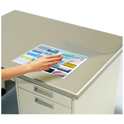 デスクマット コクヨ デスクマット軟質W再生オレフィン・透明　下敷き付き　6号デスク用 マ-816NM