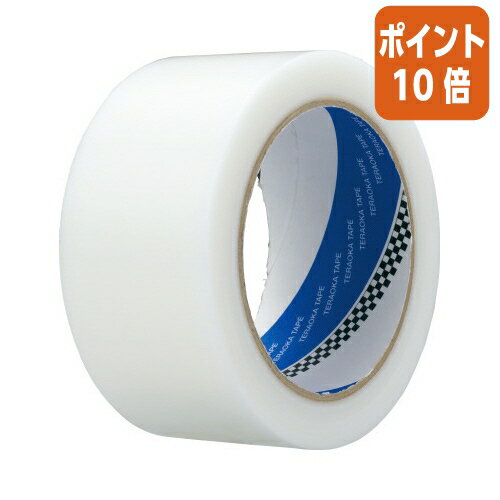 ★6月30日17時注文分よりポイント10倍★ 寺岡製作所 P−カットテープ　No．4140　50mm×25m　透明 4140トウメイ