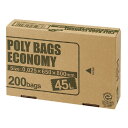 オルディ ポリバッグエコノミー BOX 乳白半透明 45L 200枚 PBE-W45-200(3)