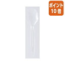 ★6月30日17時注文分よりポイント10倍★サンナップ ミニスプーン 直径100mm 100本 MS-100P-CL