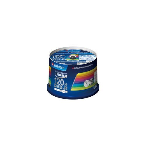 バーベイタム 録画用DVD－R4．7GB　1－16倍　50枚 スピンドルケース 　IJP対応 VHR12JP50V3
