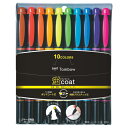 蛍光ペン トンボ鉛筆 蛍光マーカー 蛍コート ツイン 10色セット 細字・太字角芯 WA-TC10C