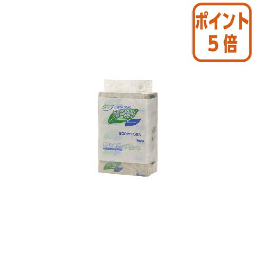 ★8月25日17時注文分よりポイント5倍★ 春日製紙工業 ニューズタオルペーパー　5個パック K-N200-5P