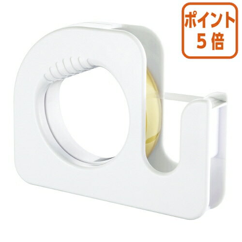 ★10月16日17時注文分よりポイント5倍★ ニチバン セロテープハンドカッター直線美 白 大巻セロテープ18mm×25m 1巻付 TC-20CB5