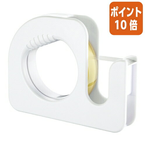 ★10月16日17時注文分よりポイント10倍★ ニチバン セロテープハンドカッター直線美 白 大巻セロテープ18mm×25m 1巻付 TC-20CB5