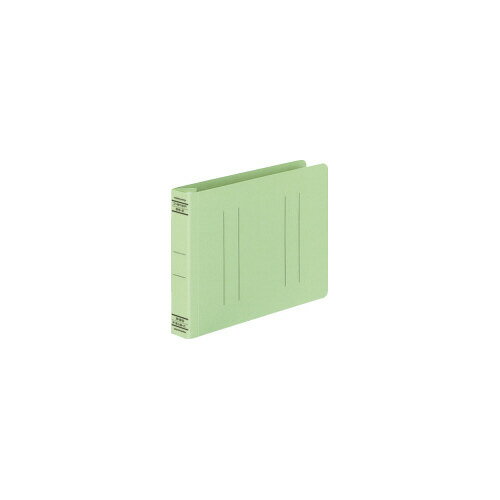 ファイル コクヨ フラットファイルW（厚とじ）　B6横　25ミリとじ　緑 フ-W18NG