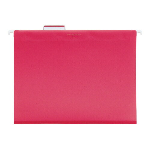 リヒトラブ ハンギングフォルダー　A4　1組5枚入り　赤　見出し紙付き G1641-3