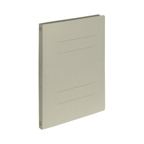 ファイル iimo フラットファイルエコノミーA4縦　灰　10冊 EM-FUEV10MX10