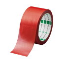 オカモト PEクロステープ 赤 50mm×25m NO420アカ(3)