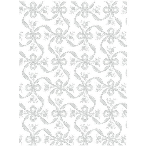 ササガワ 包装紙 フラールリボン銀 半才判 50枚袋入 49-1805