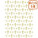 ★6月30日17時注文分よりポイント5倍★ ササガワ 包装紙 マドンナリリー 半才判 50枚袋入 49-1803
