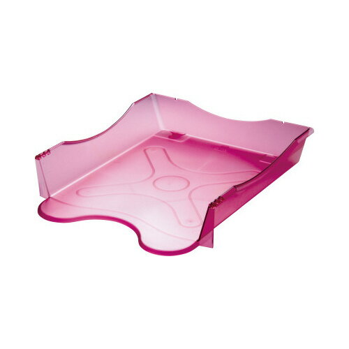 ソニック メガタフトレー　クリアピンク　W286×D340×H65mm DA-2658-CP