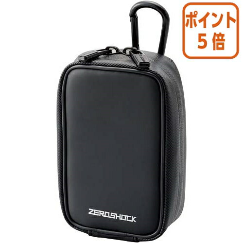 ★10月16日17時注文分よりポイント5倍★ エレコム デジタルカメラケースZEROSHOCK Mサイズ／ブラック ZSB-DG014BK