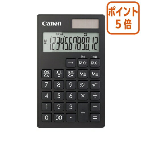 ★6月30日17時注文分よりポイント5倍★ キヤノン 手帳タイプ電卓 KS−12T−BK KS-12T-BK ★6月30日17時注文分よりポイント5倍★ キヤノン 手帳タイプ電卓 KS−12T−BK KS-12T-BK