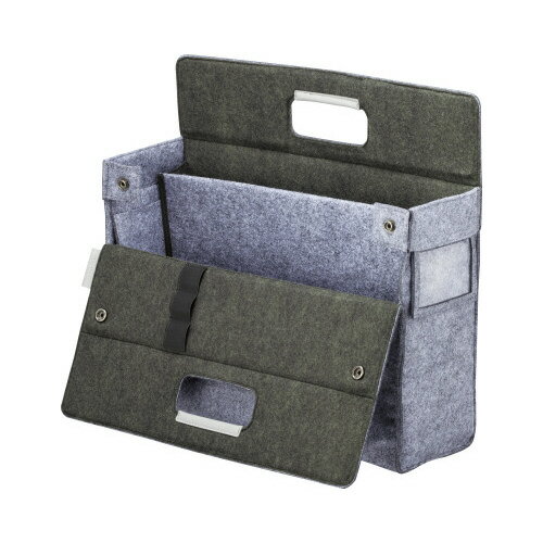 モバイルバッグ コクヨ モバイルバッグ＜モ・バコ＞　手提げタイプ　グレー×グリーン カハ-MB11G