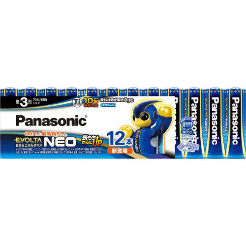 Panasonic 乾電池EVOLTA NEO 単3形 12本入 LR6NJ/12SW Panasonic 乾電池EVOLTA NEO 単3形 12本入 LR6NJ/12SW