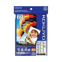 コクヨ インクジェットプリンタ用紙 写真用紙 高光沢 2L判 60枚 KJ-D122L-60N