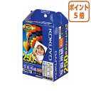 ★10月16日17時注文分よりポイント5倍★ コクヨ インクジェットプリンタ用紙 写真用紙 高光沢 L判 250枚 KJ-D12L-250N