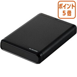 ★3月27日9時注文分よりポイント5倍★ エレコム HDD　ポータブルハードディスク　1TB　ブラック ELP-CED010UBK