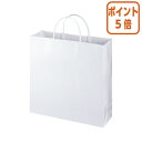★5月9日17時注文分よりポイント5倍★ エヒメ紙工 ラミネートバッグ 小 ホワイト 10枚 W325×H315×D100mm LBS-WH