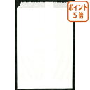 ★6月30日17時注文分よりポイント5倍★ フロンティア 平袋ベロ付 白 4号 100枚 135×195+15mm フ-104