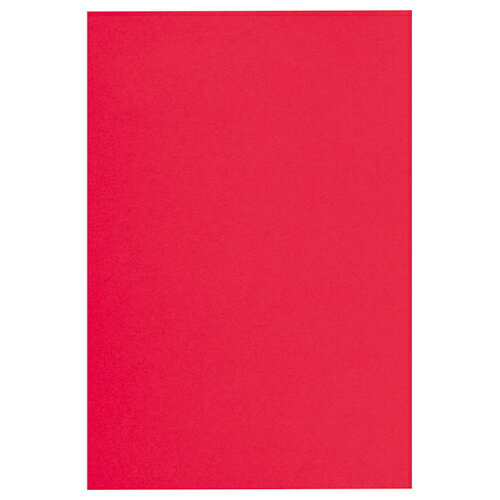 カウネット 色画用紙　四つ切　赤　30枚 4212-9448